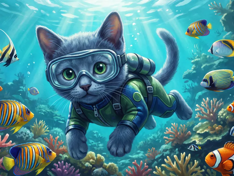 Blue Fin Blue Cat