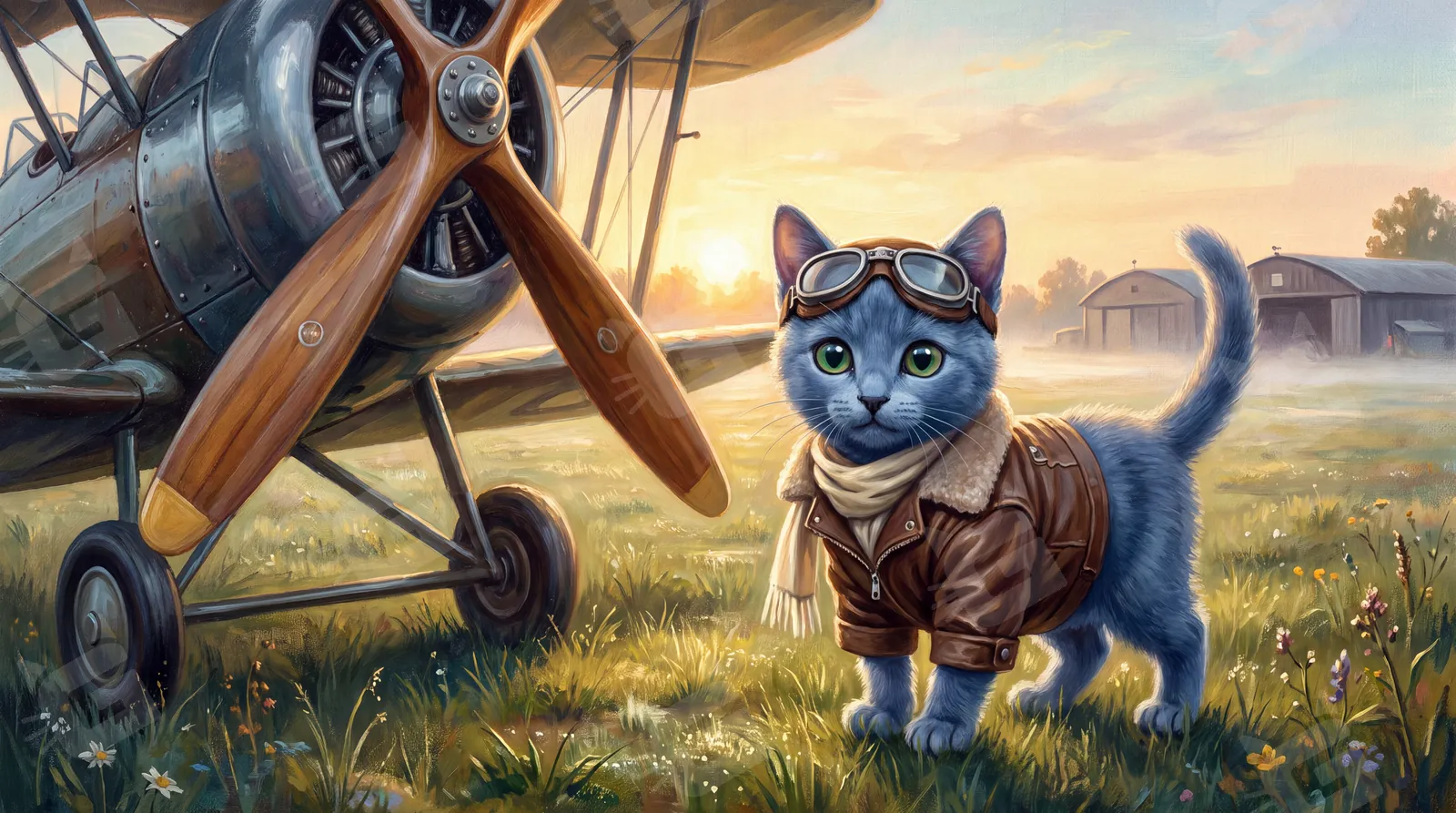 Blue Baron of the Biplane