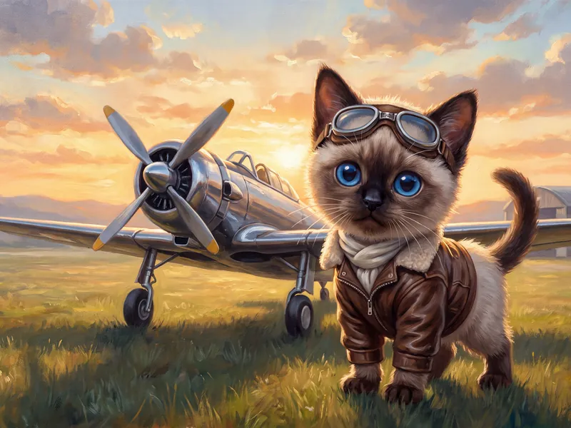 Blue-Eyed Biplane Bandit