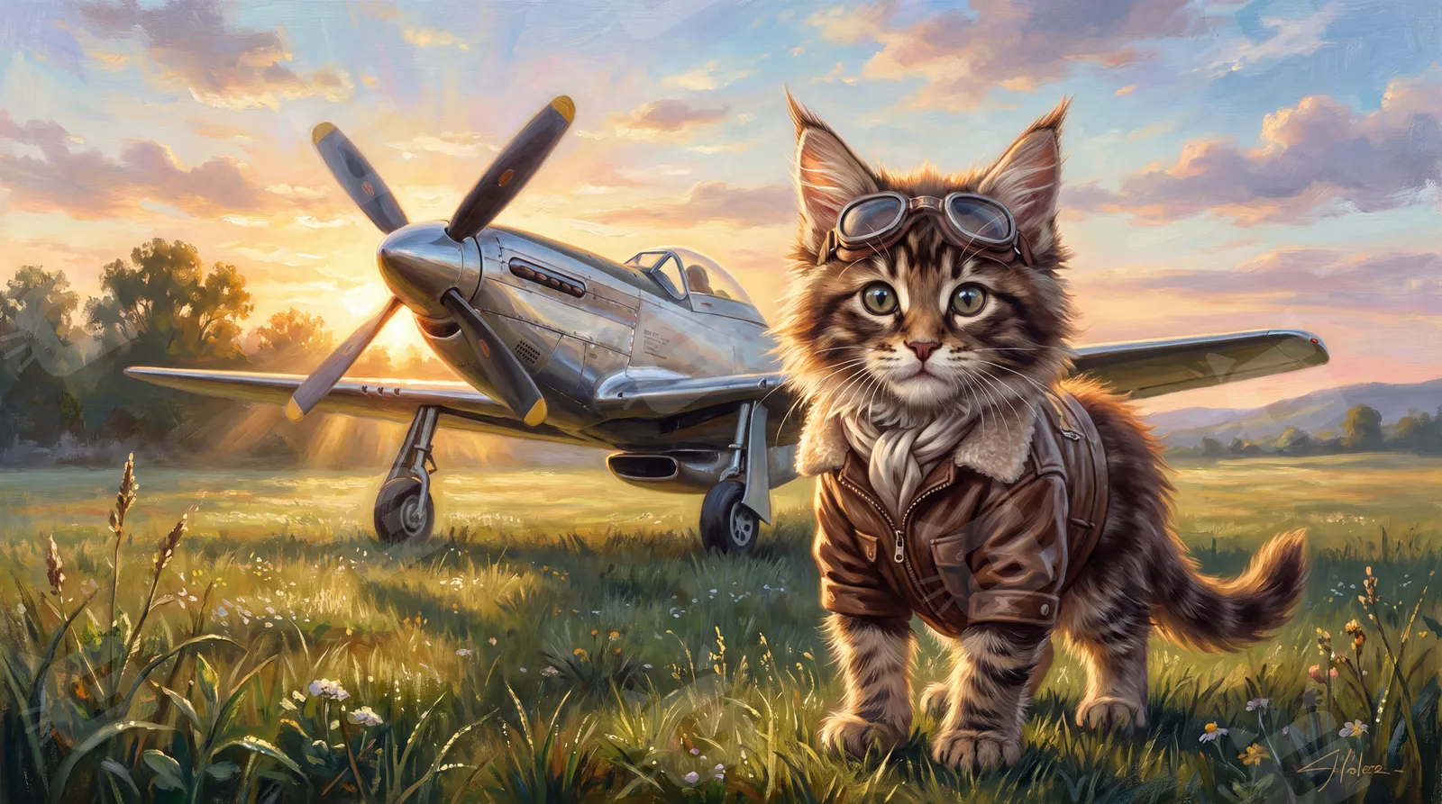 Sergeant Whiskers Takes the Skies
