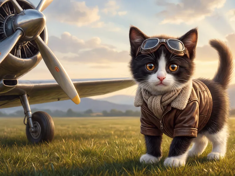 Tuxedo Sky Ace Pilot