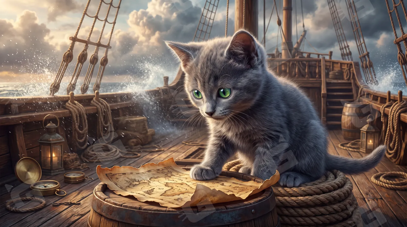 Captain Bluewhisker's Treasure Trail