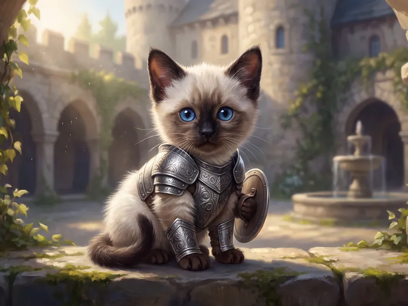 Lady Meowvelyn Blue Eyes