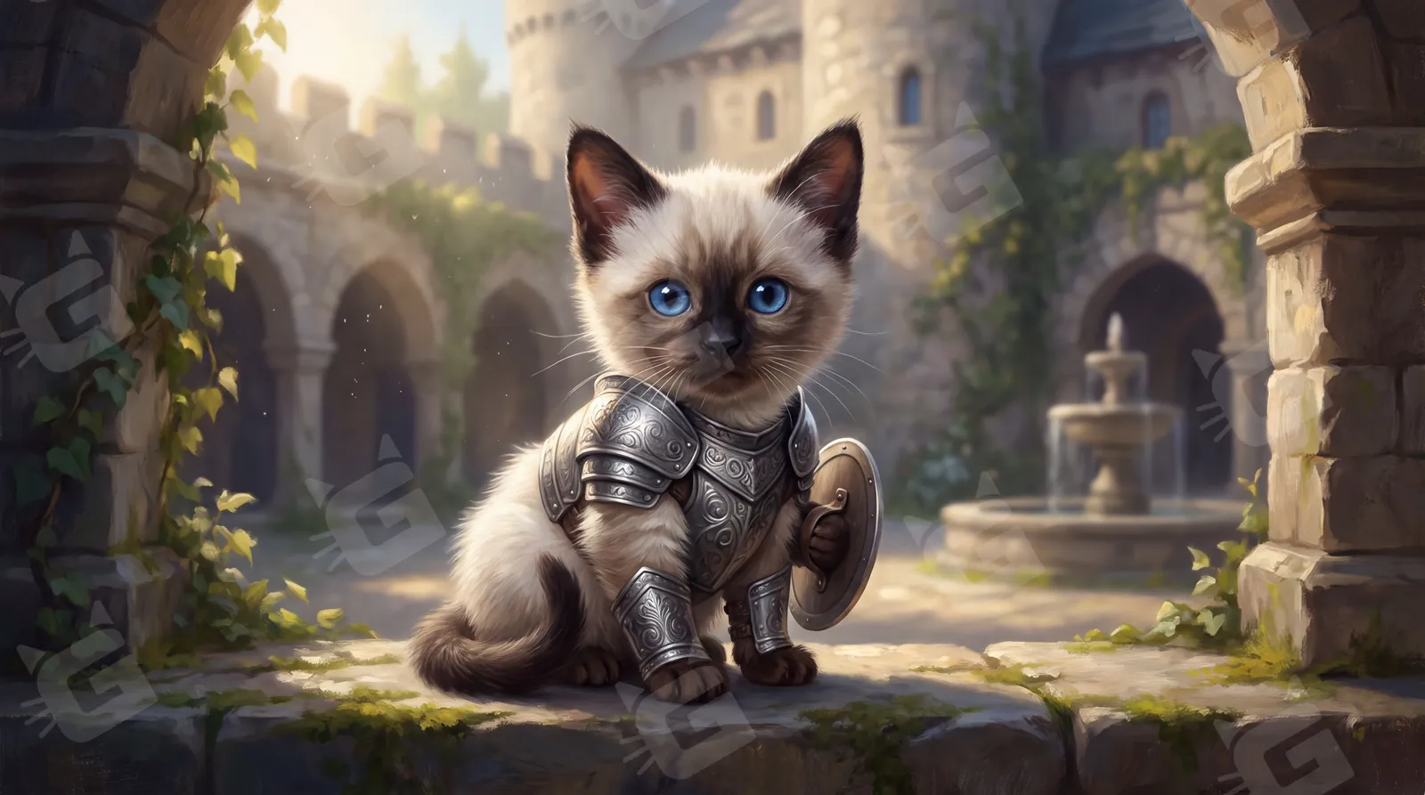 Lady Meowvelyn Blue Eyes