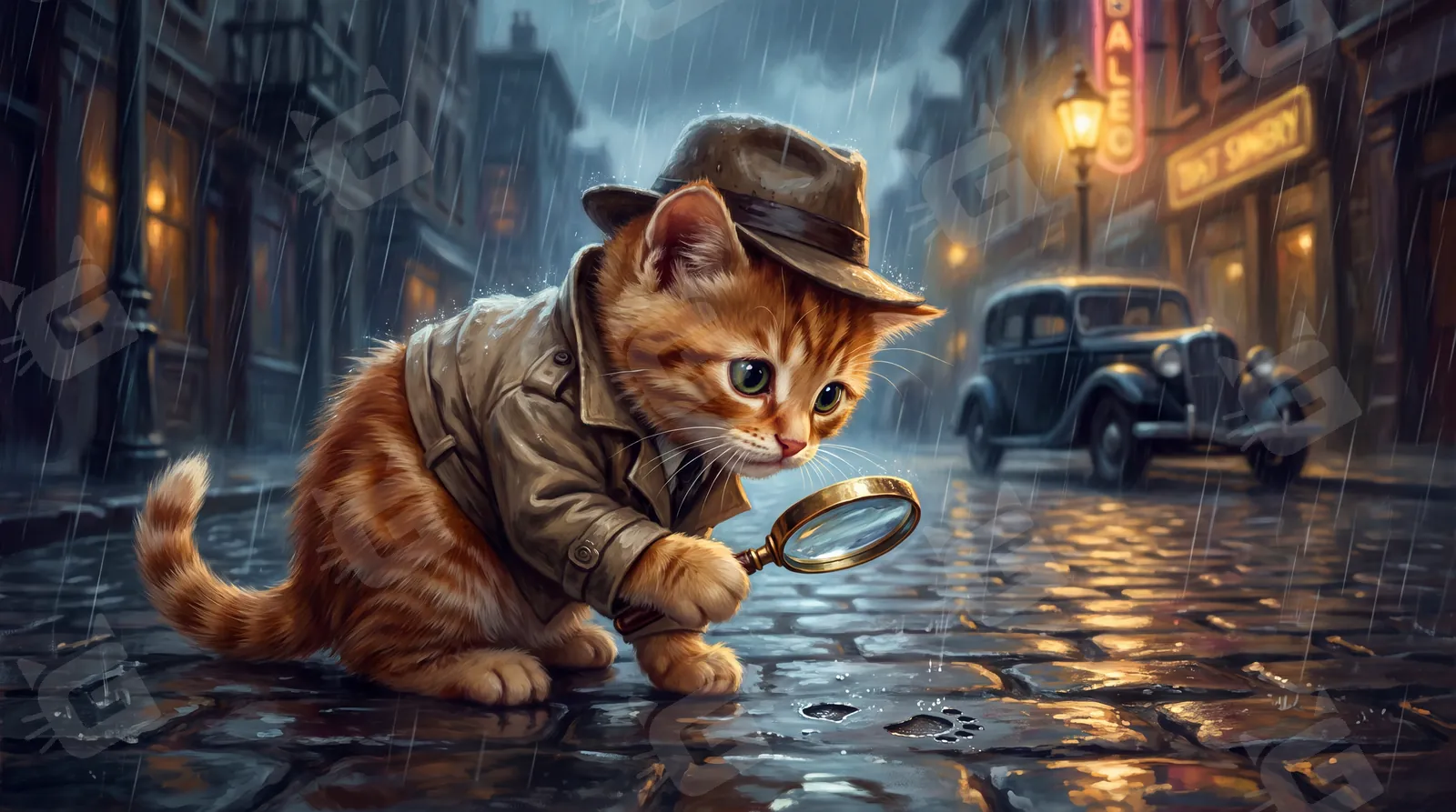 Detective Gingersnap - Paw Prints Don't Lie