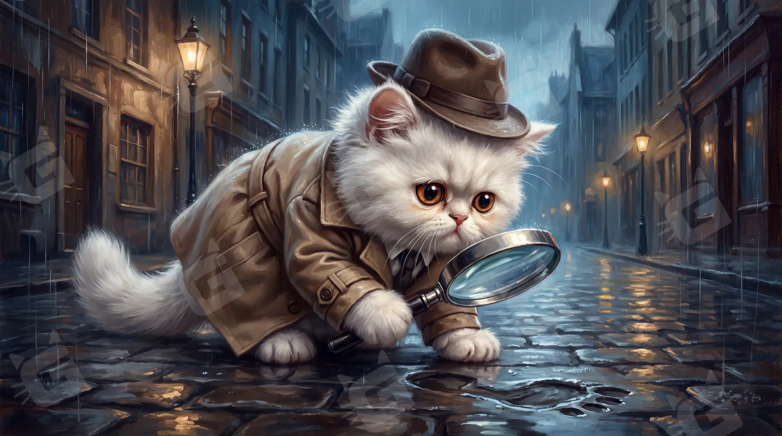 Fluffy Fedora - Purr-suit of the Truth