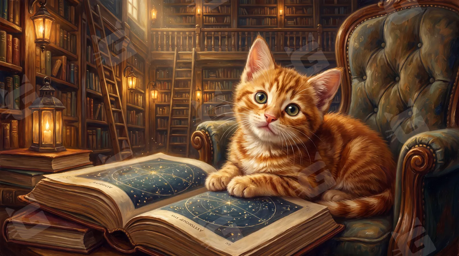 Ginger Galileo - Reading by Lantern Light