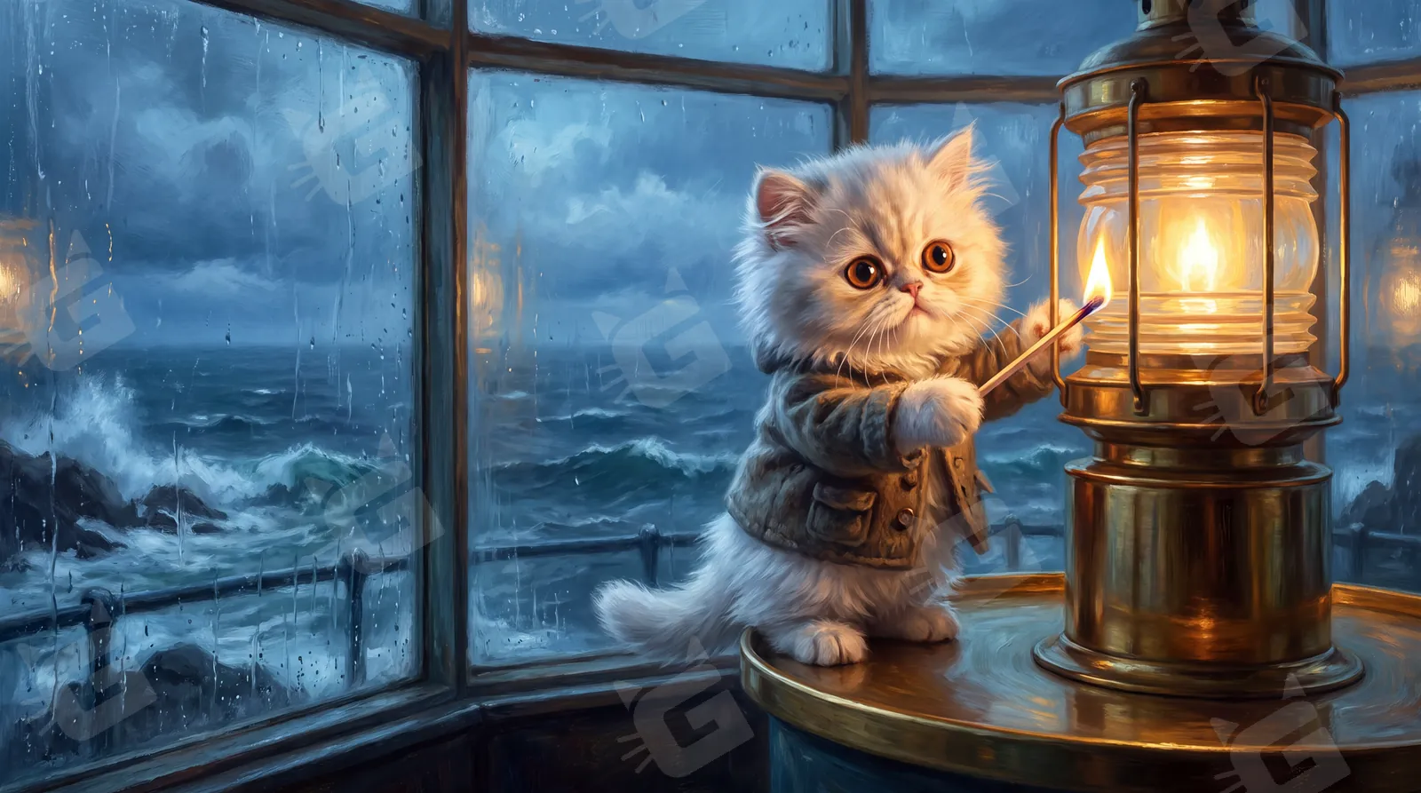 Persian Lighthouse Purrser