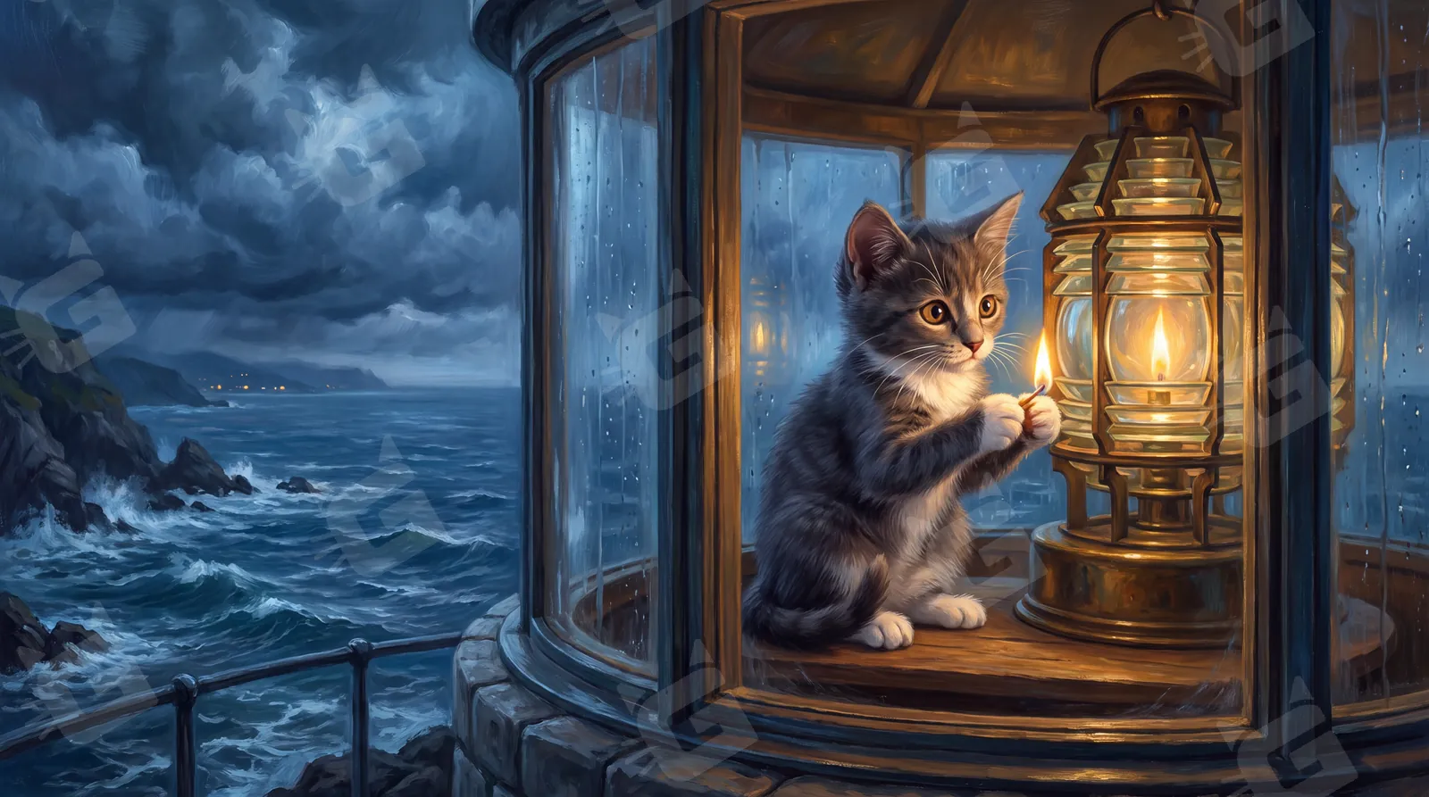 Storm Watch Tabby