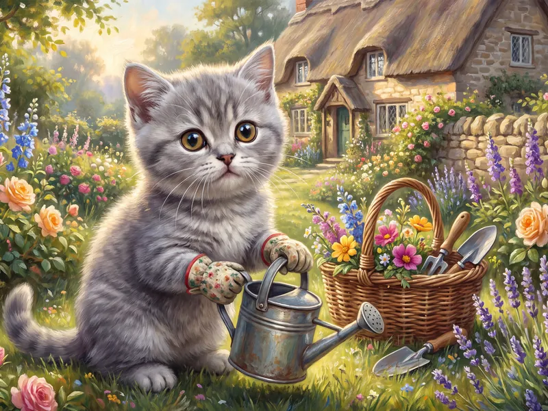 Sprout Whisperer Tabby