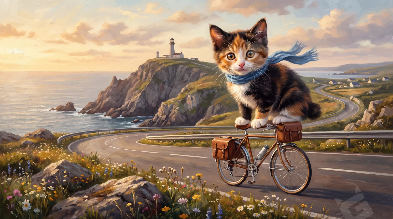 Calico on the Cliffside