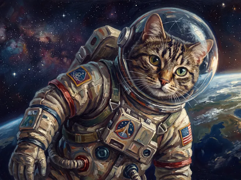 Astronaut Cat