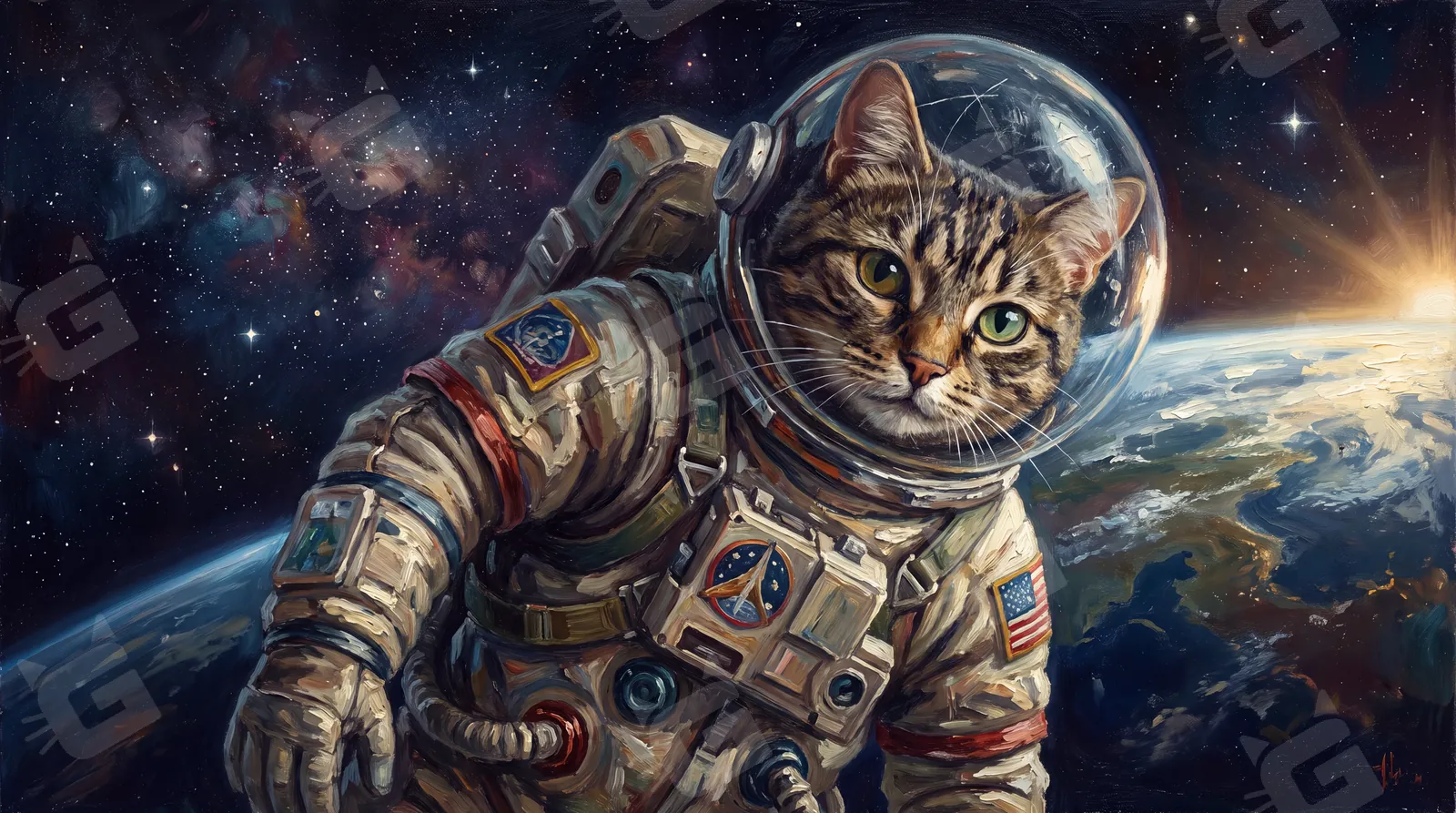 Astronaut Cat