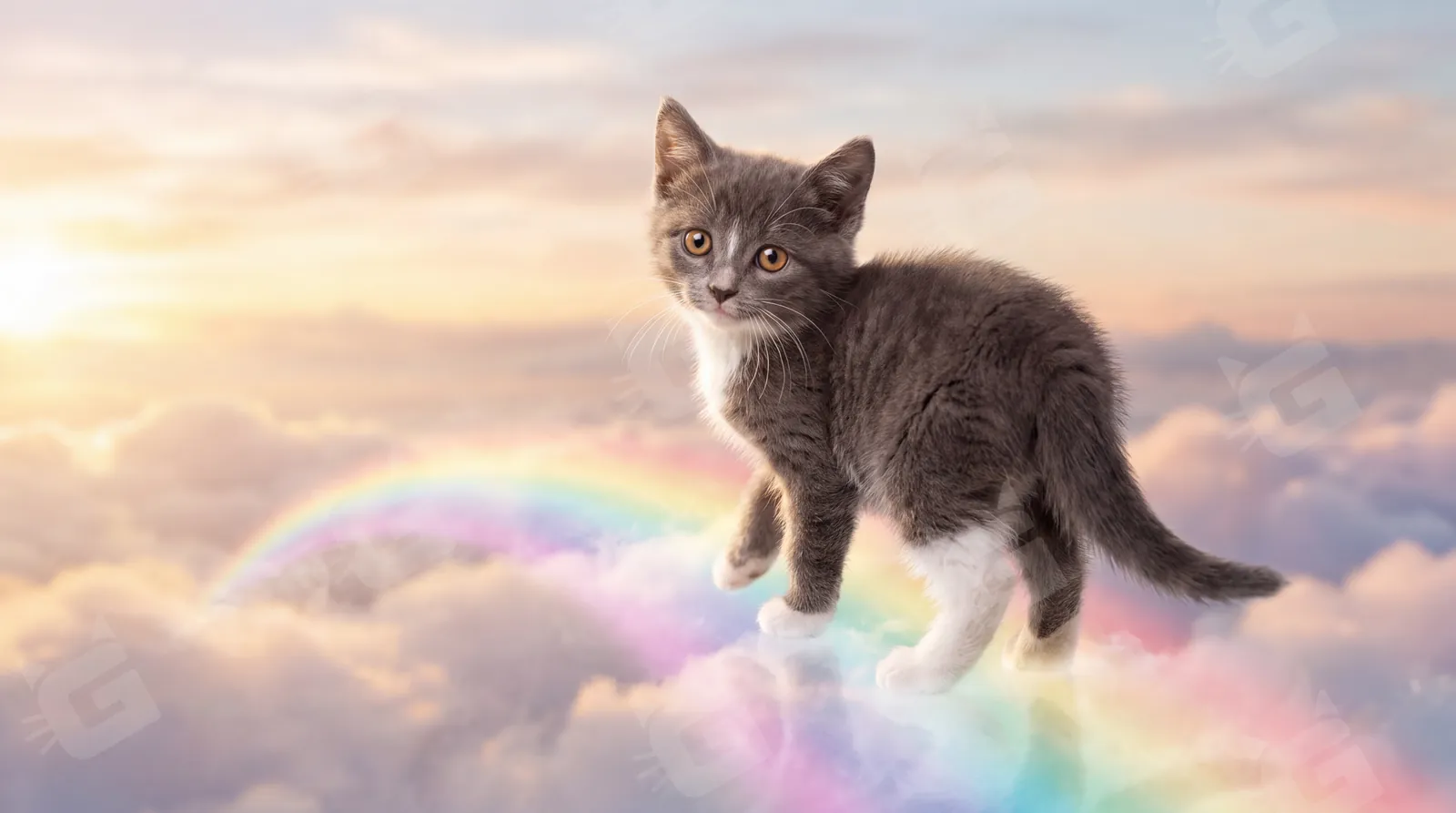 Gray Angel's Rainbow Steps