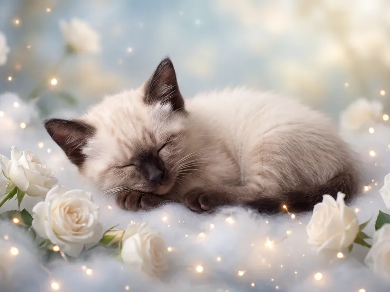 Siamese Rosebud Nap