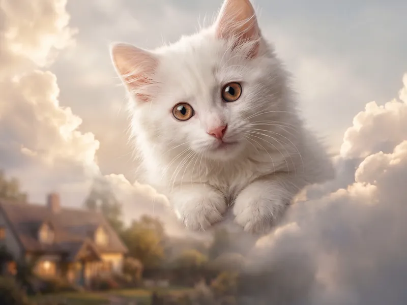 Angora Cloud, Paws on Heaven's Sill