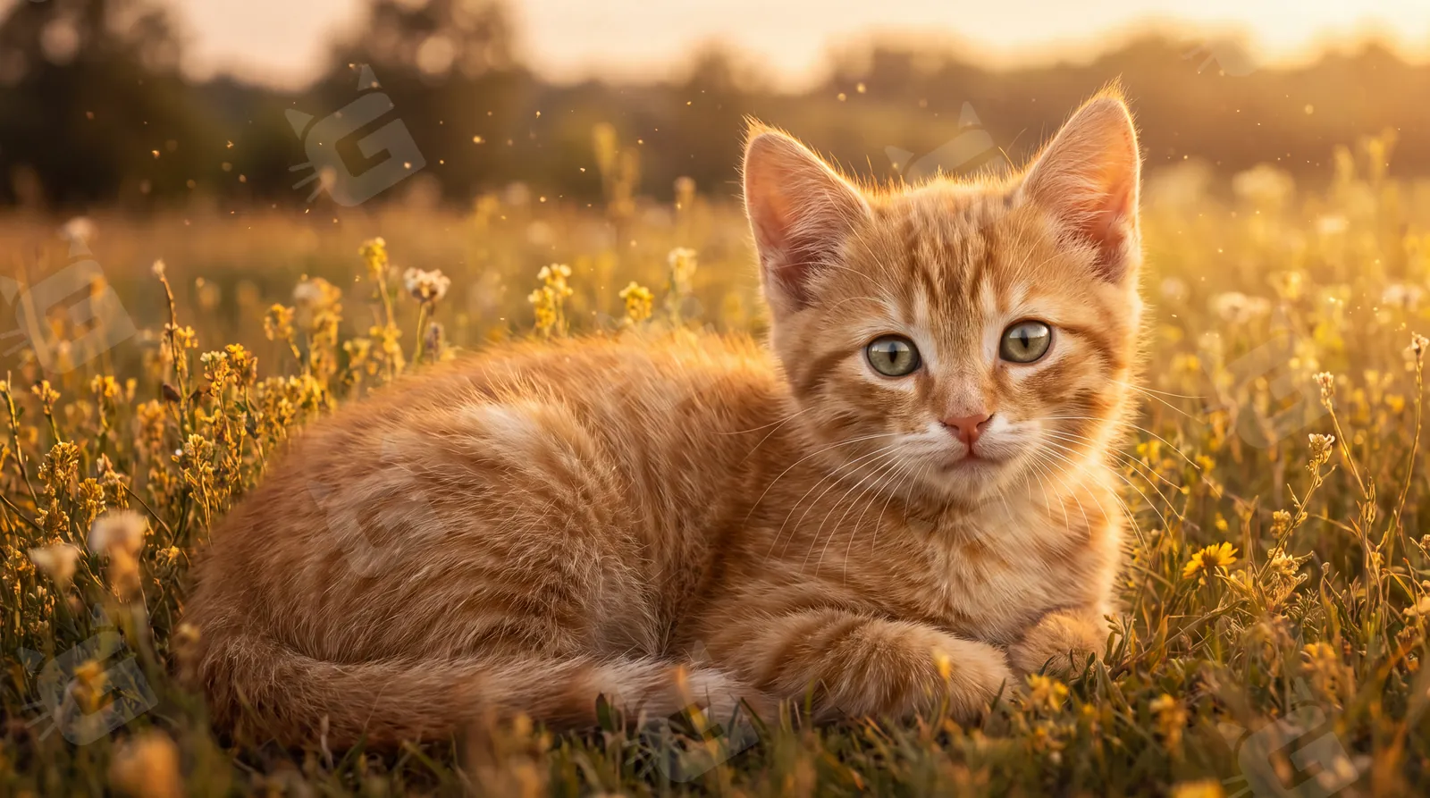 Ginger Glow Wildflower Field