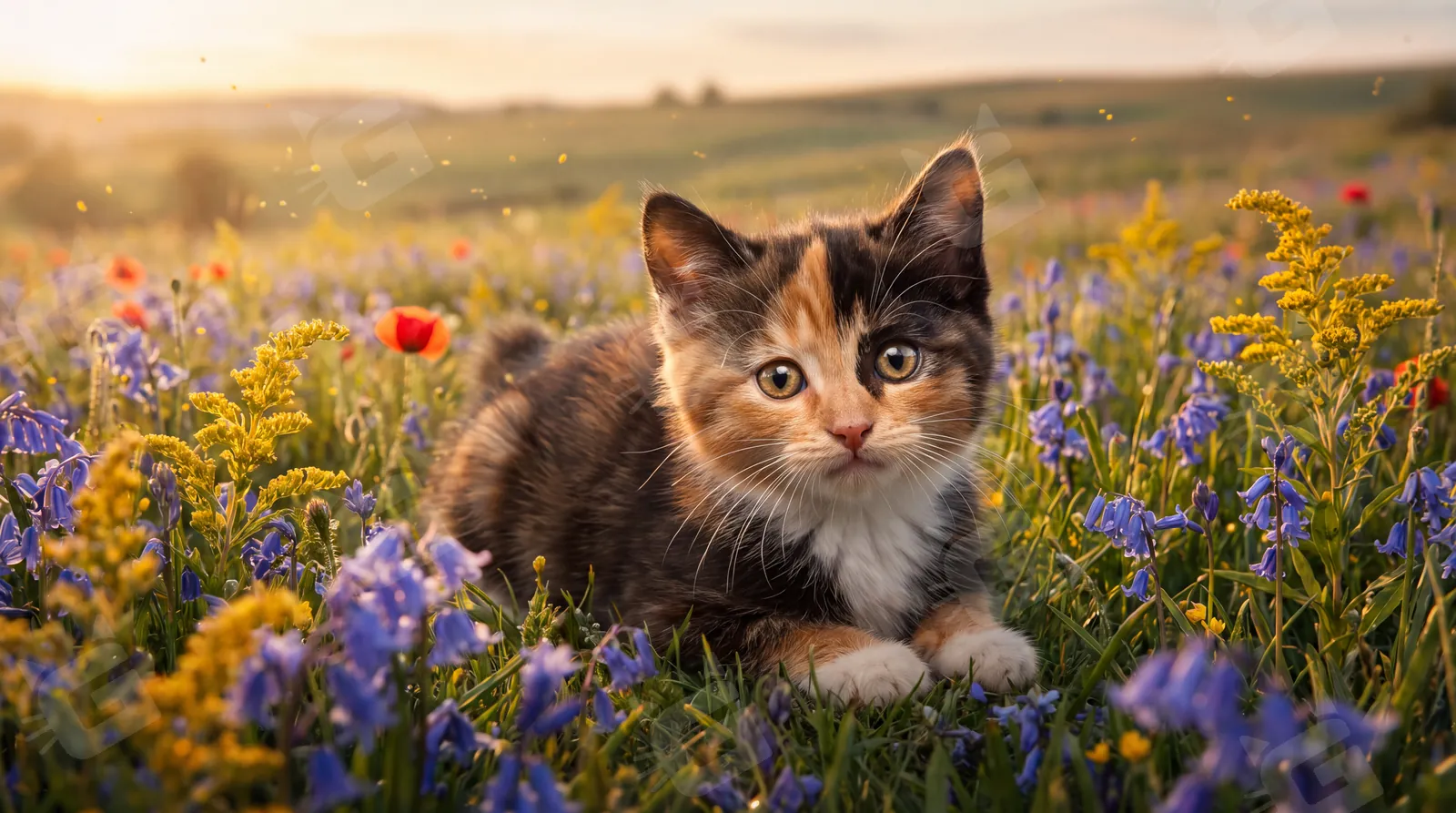 Bluebell Calico Reverie