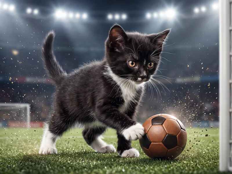 Golden Boot Kitten