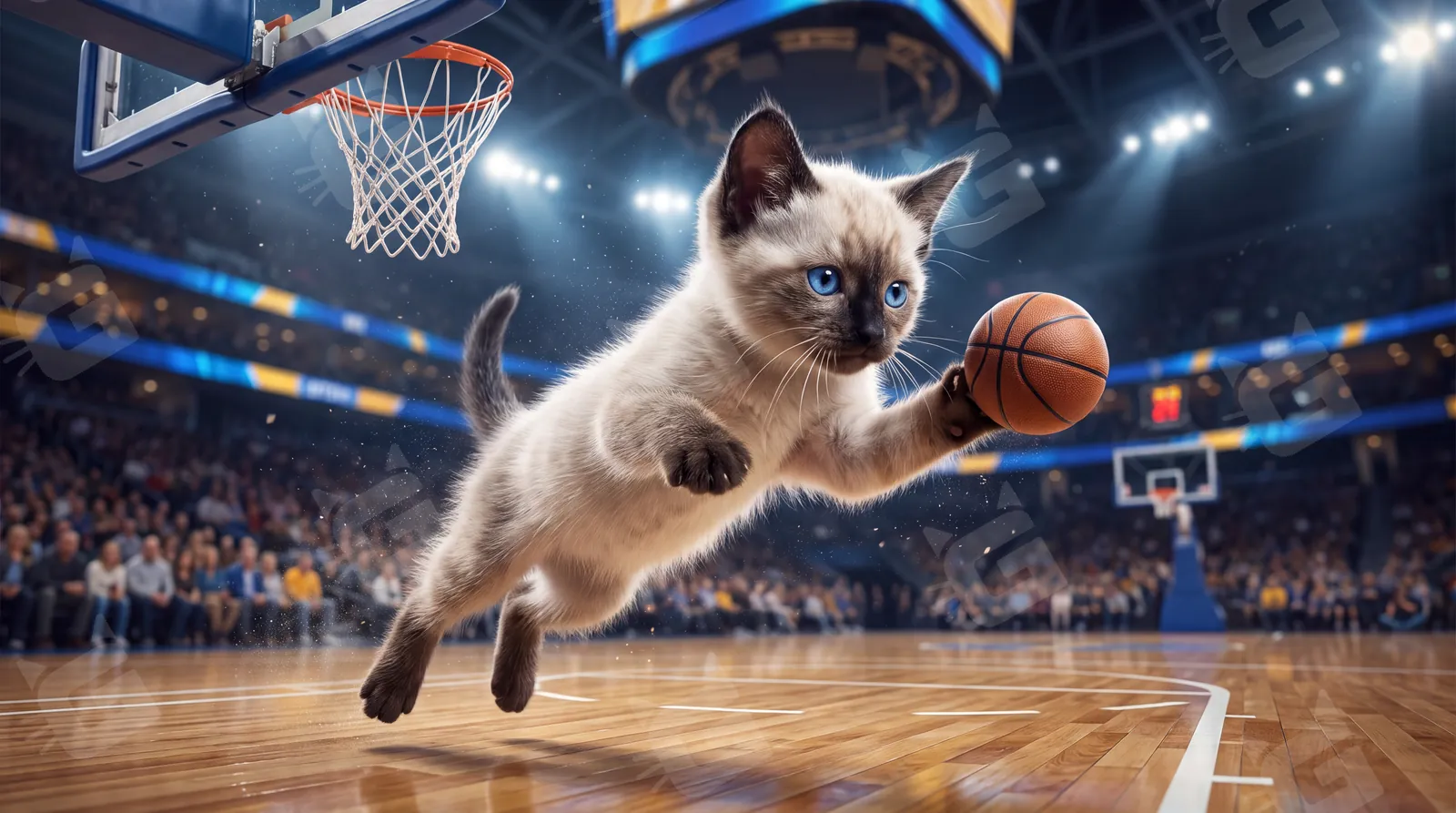 Paws Above the Rim