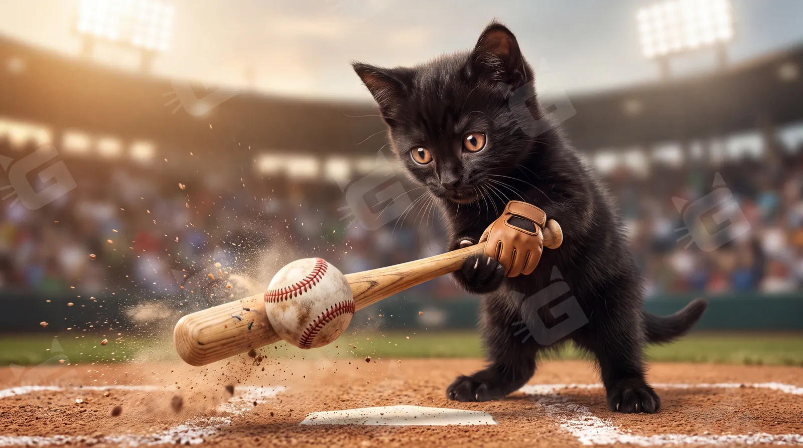 Grand Slam Slugger Cat