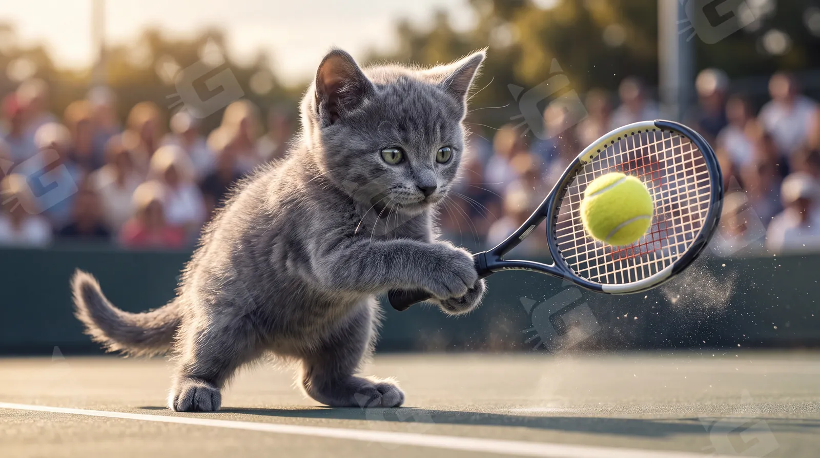 Center Court Kitten