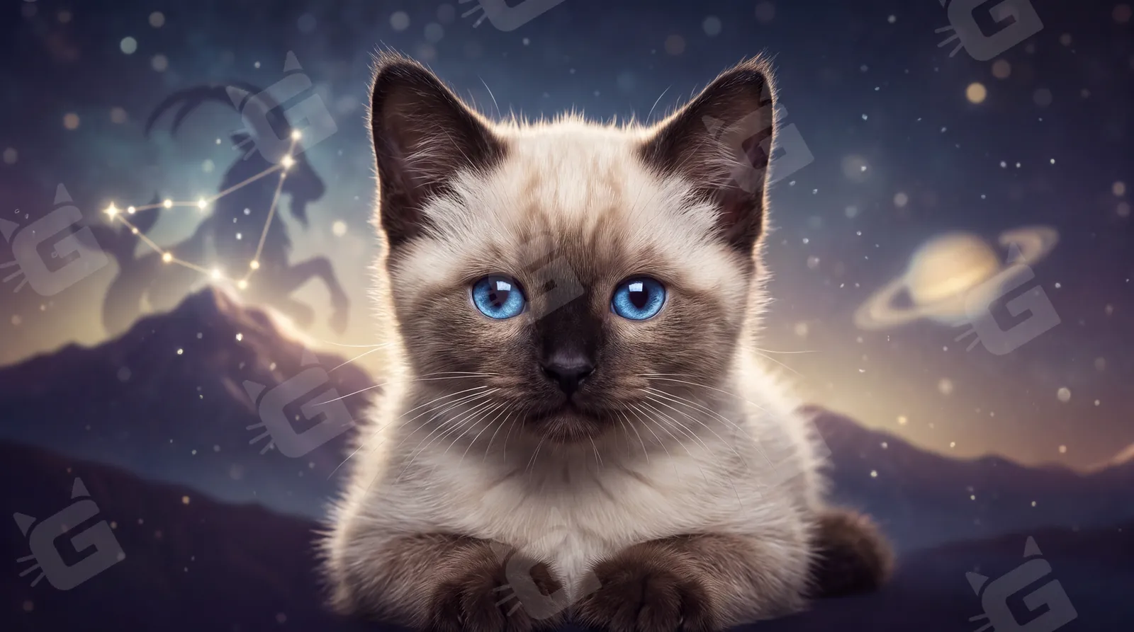 Sassy Capricorn: Ambition with Blue Eyes