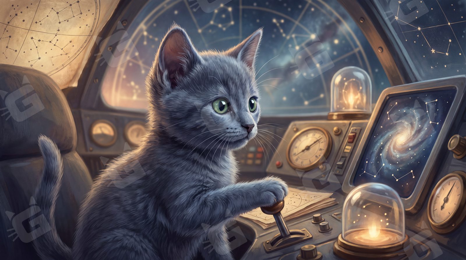 Stargazer in Gray Fur