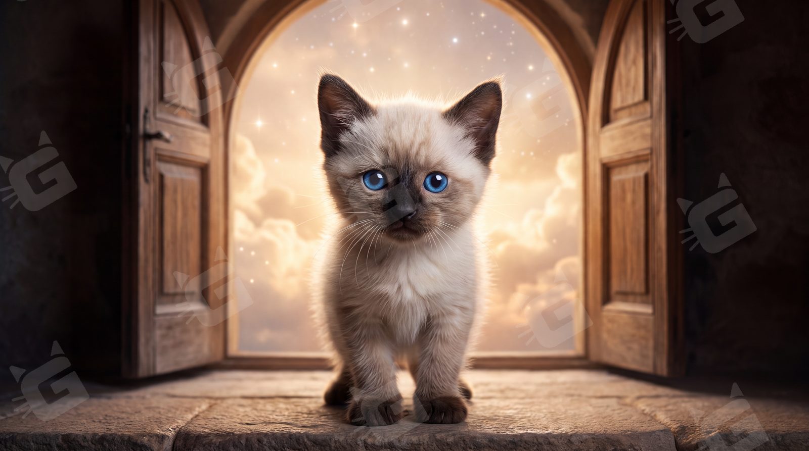 Blue-Eyed Guardian of the Gate